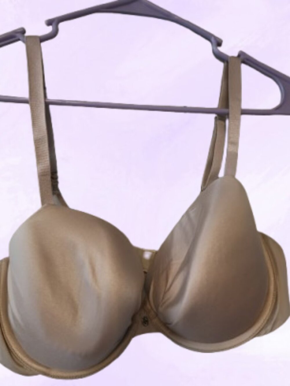 Victoria's Secret fabulous by lined demi bra in tan light brown size 38C.